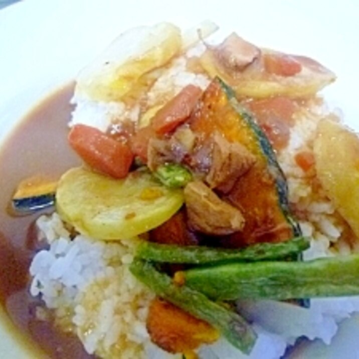 焼き野菜のカレー